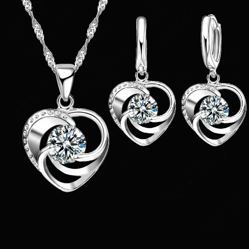 Silver Stamped Necklace