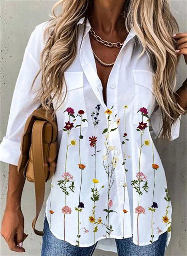 Women Casual Printed   Top