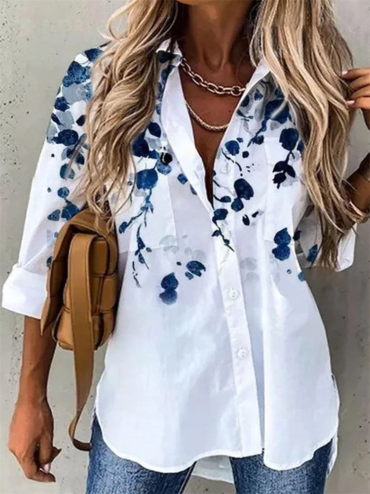 Women Casual Printed   Top