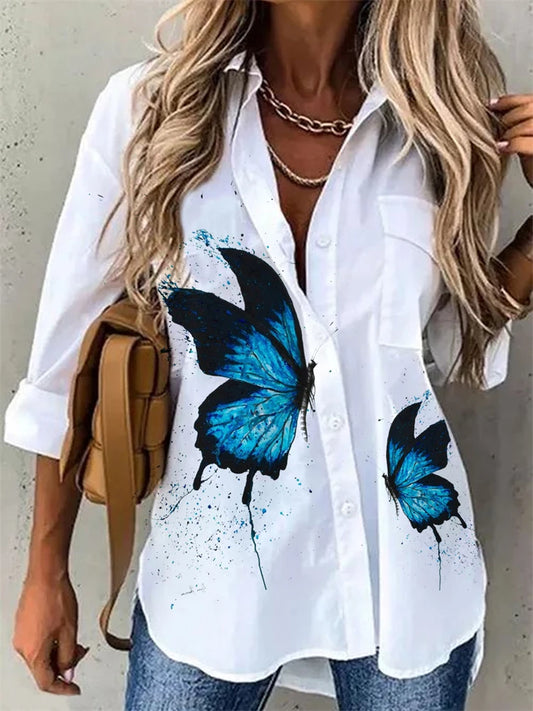 Women Casual Printed   Top