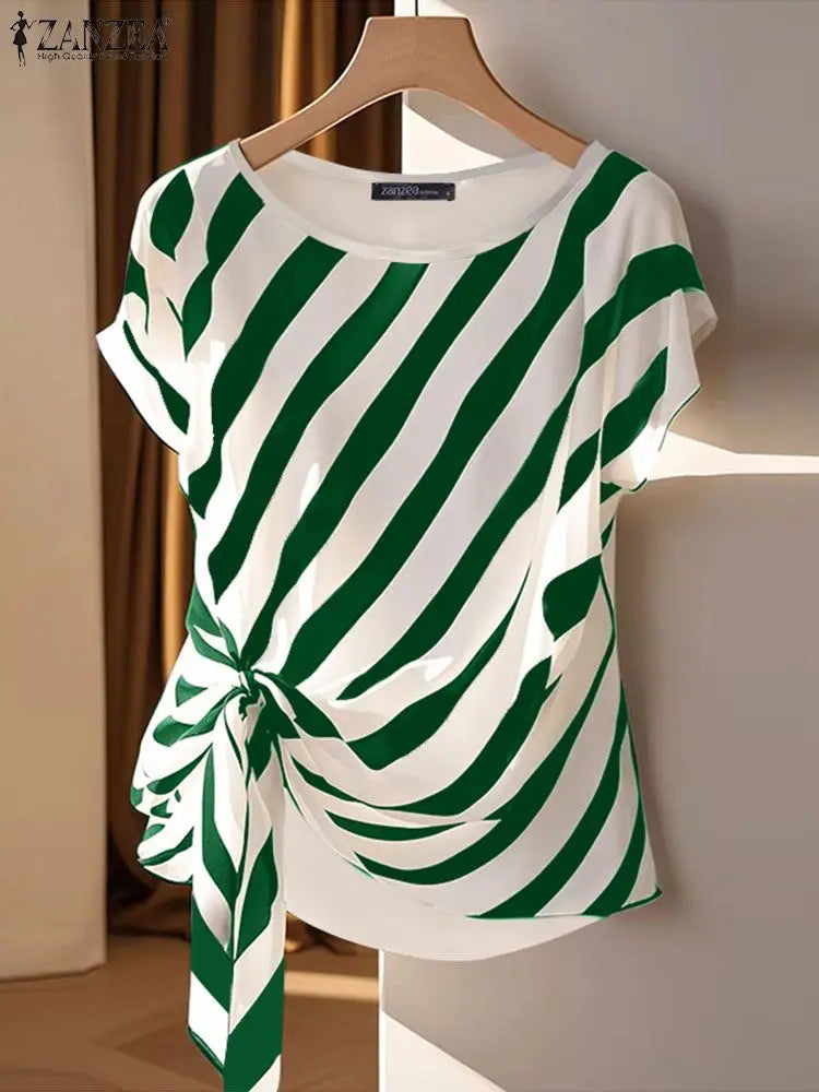 Fashion Short Sleeve Blouse