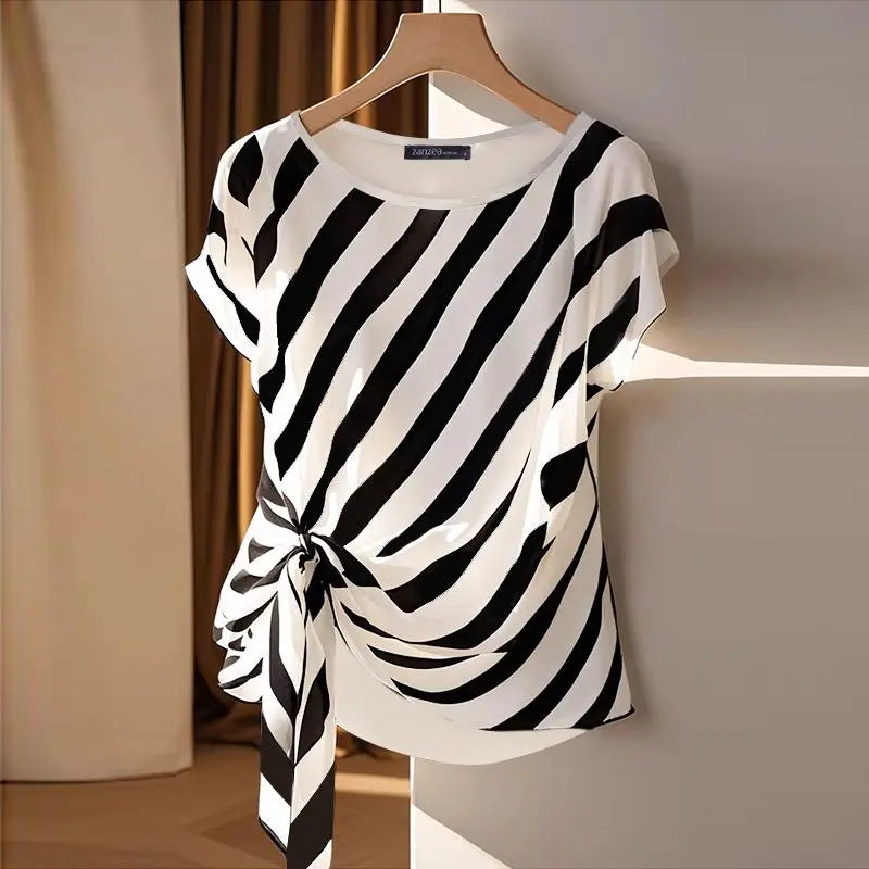 Fashion Short Sleeve Blouse