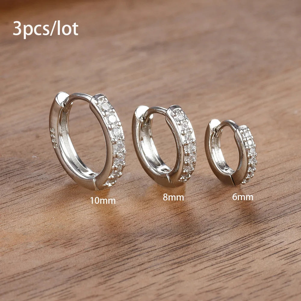 Round Star Drop Earrings