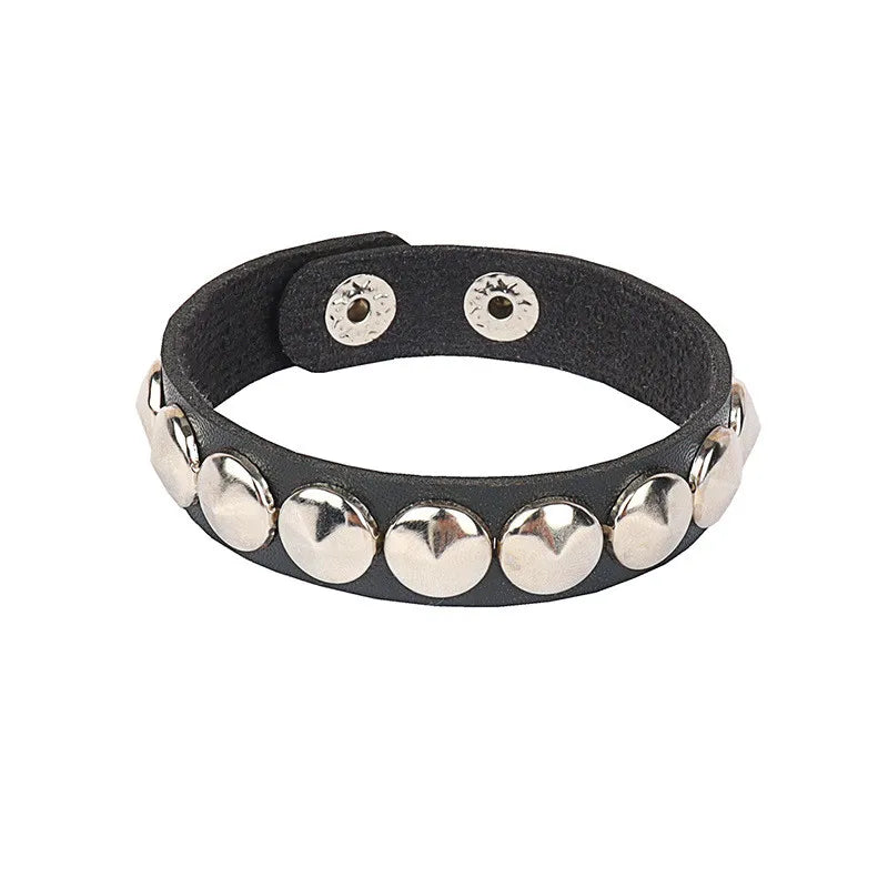 PU Leather Studded Bracelet