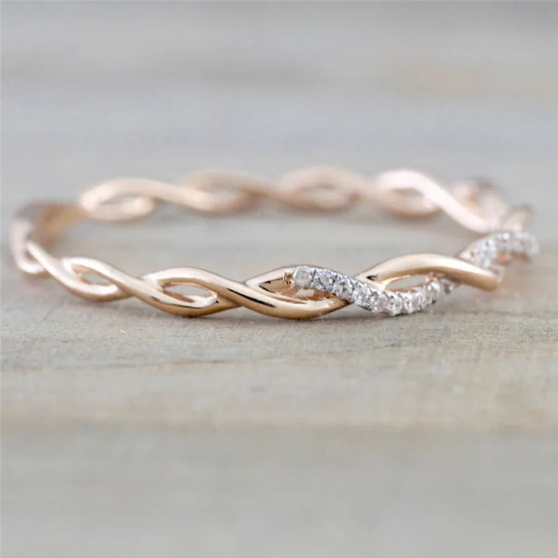Trendy Twist Rings