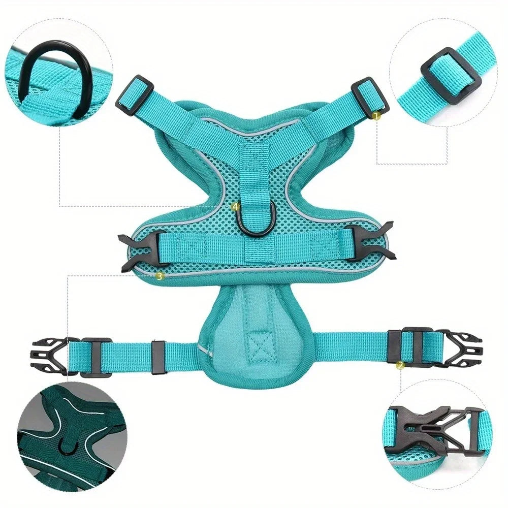 Adjustable Pet Harness Vest
