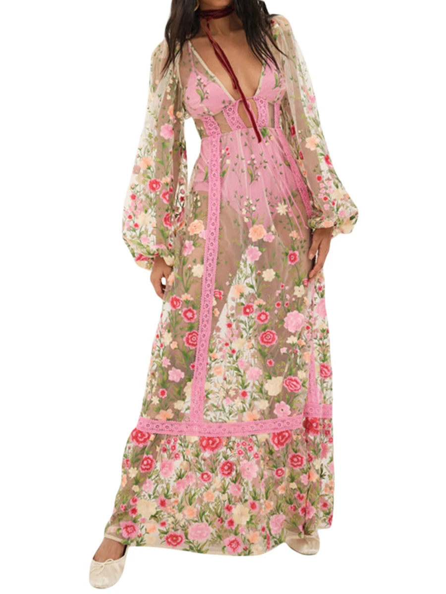 Women's  Long Beach Dress