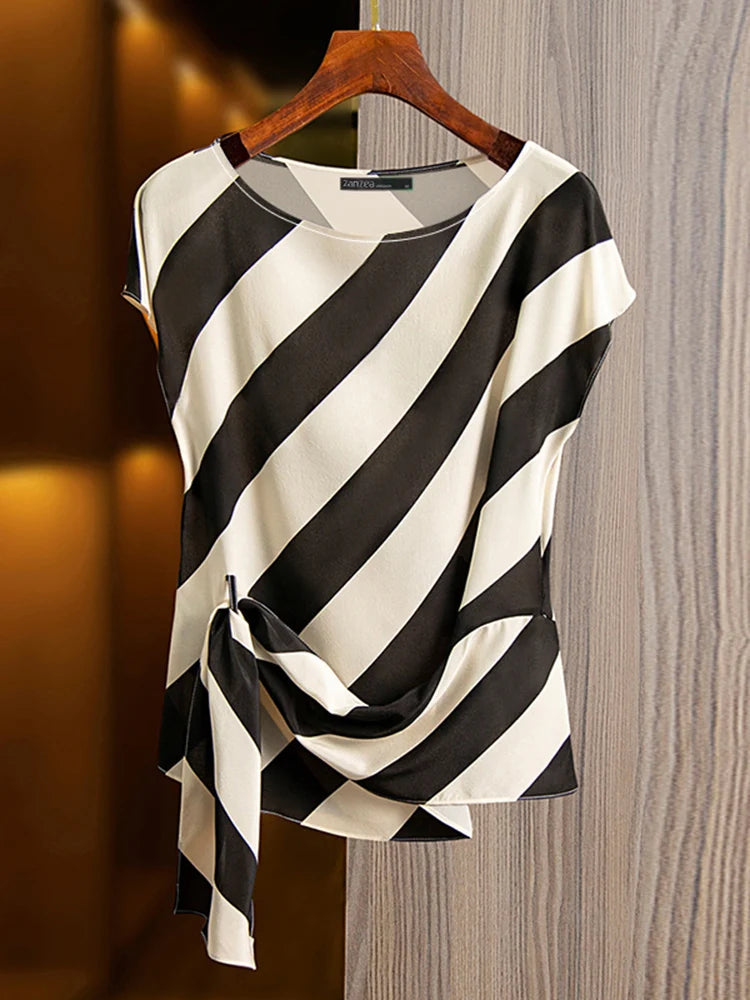 Fashion Short Sleeve Blouse
