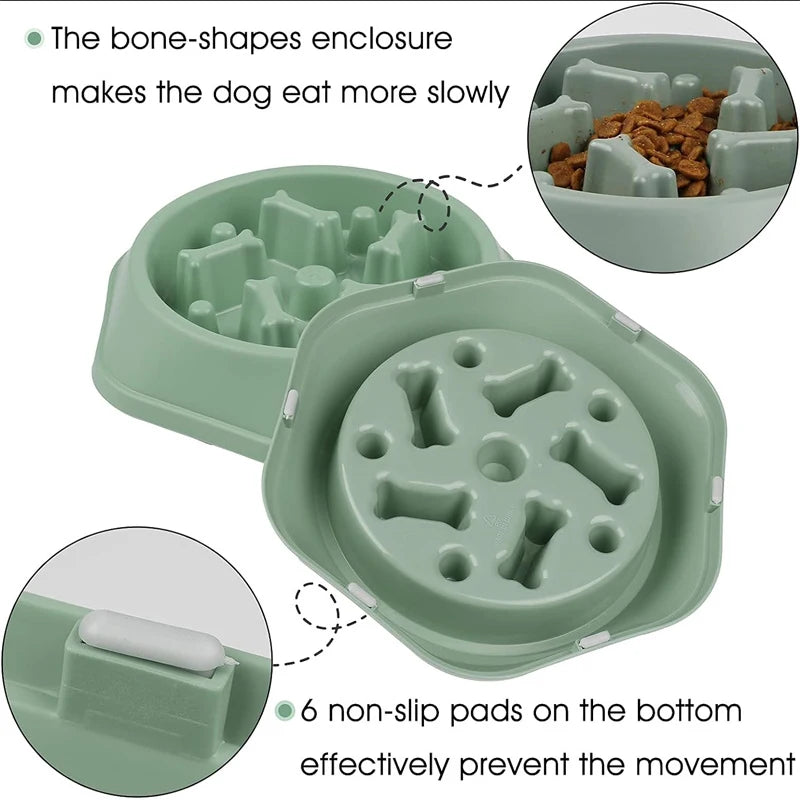 Anti-choking Puppy Food Bowl