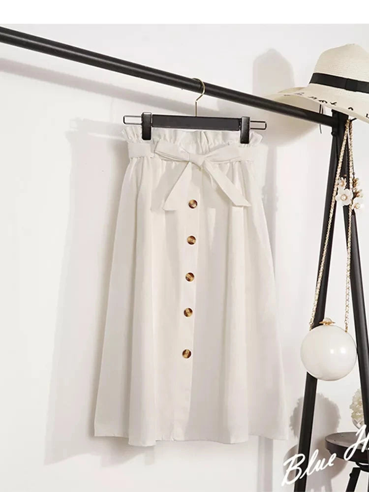 Elegant  High Waist Skirt