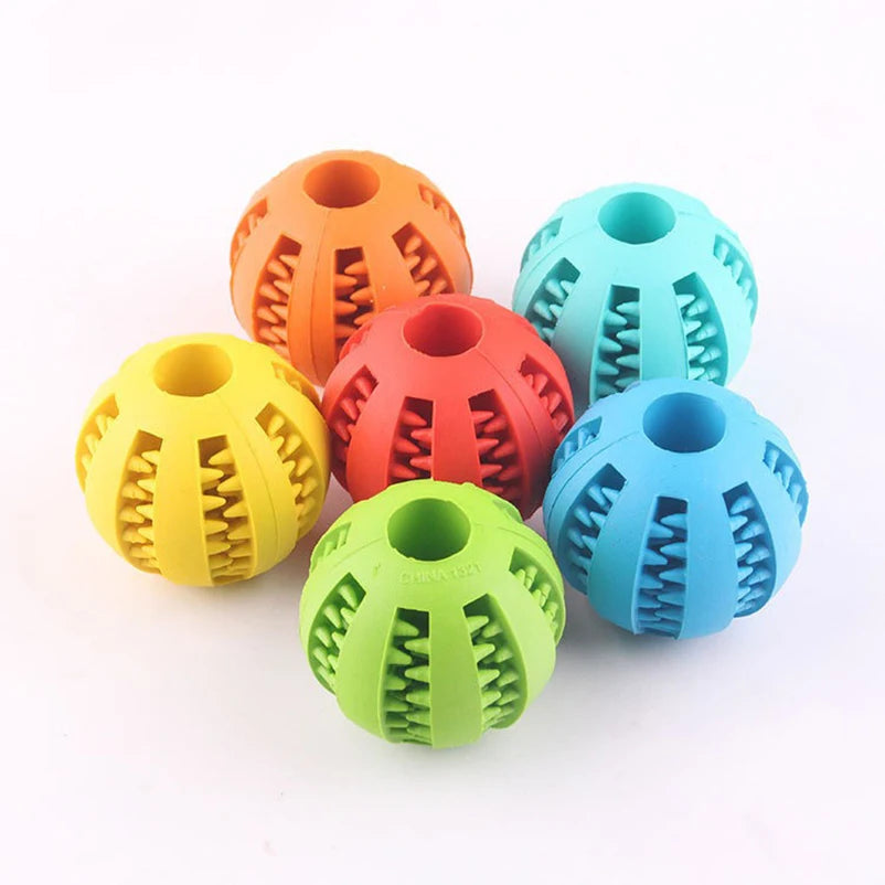 Pet leaking ball toys