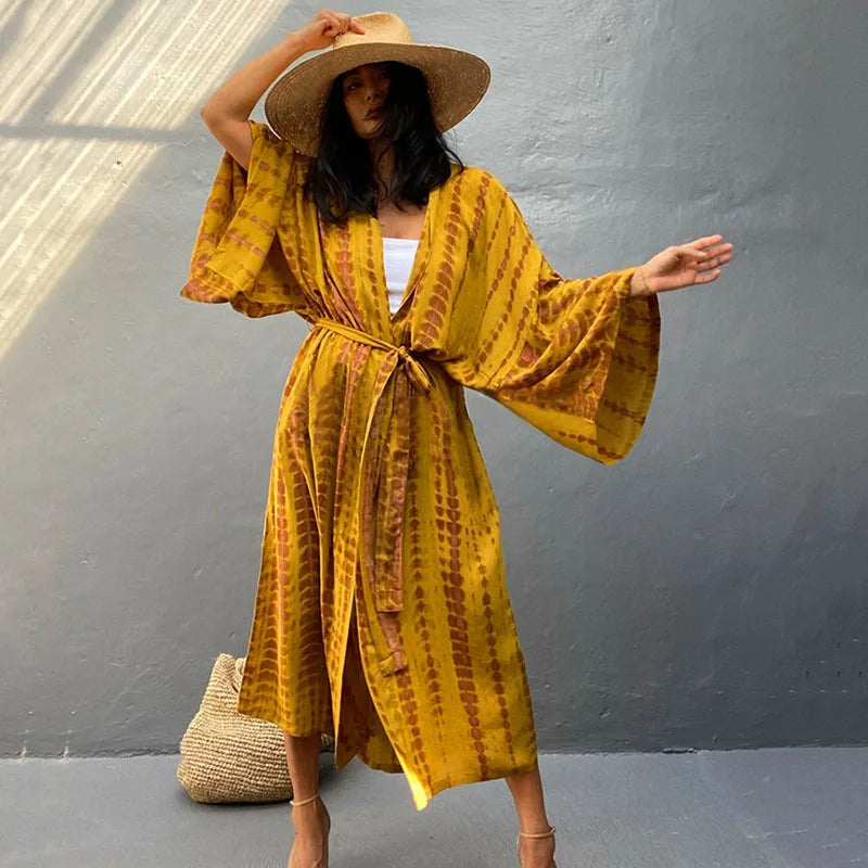 Long   Swimsuit Cover up