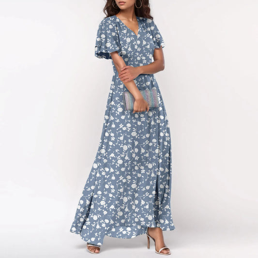 Casual Short Sleeve Maxi Dresses