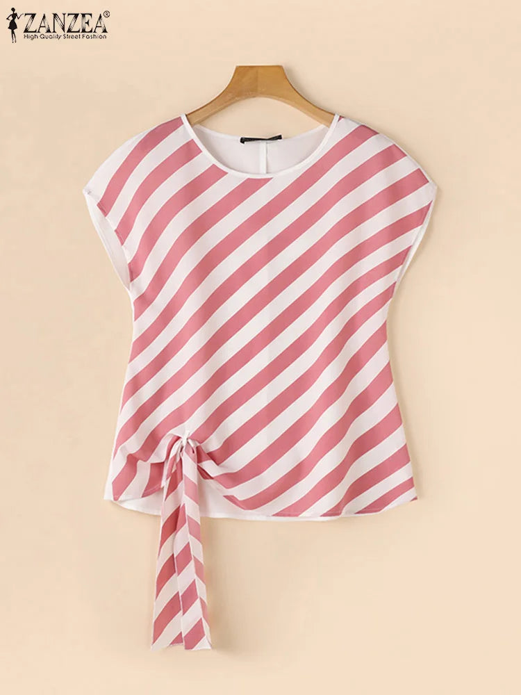 Fashion Short Sleeve Blouse