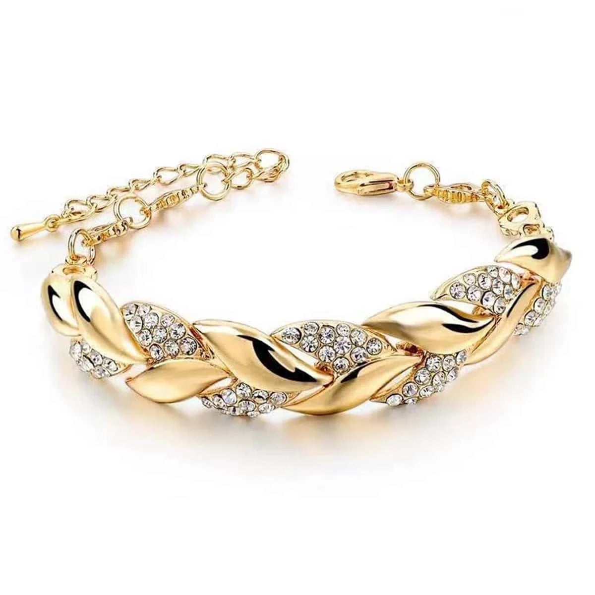 Hip Hop Leaf Bracelet