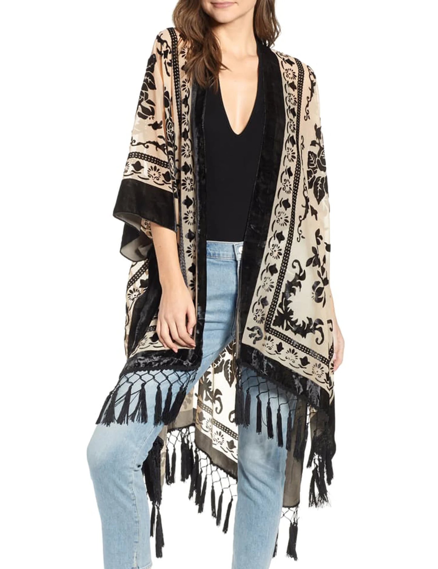 Fashion  long  beach cover-up