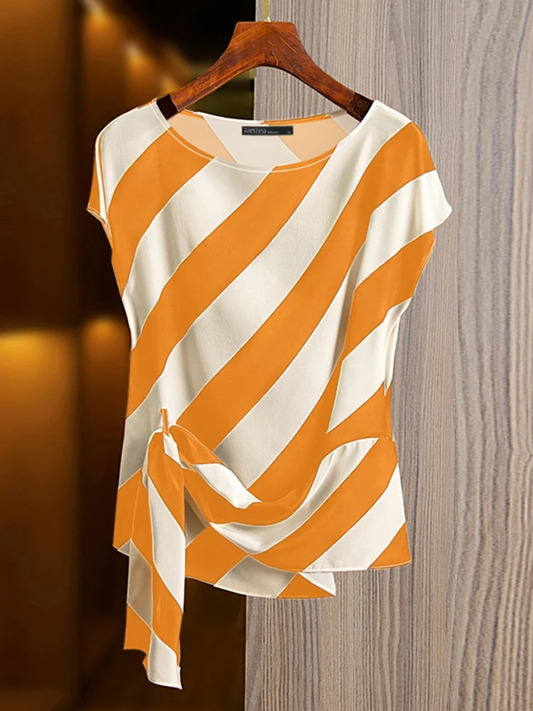 Fashion Short Sleeve Blouse