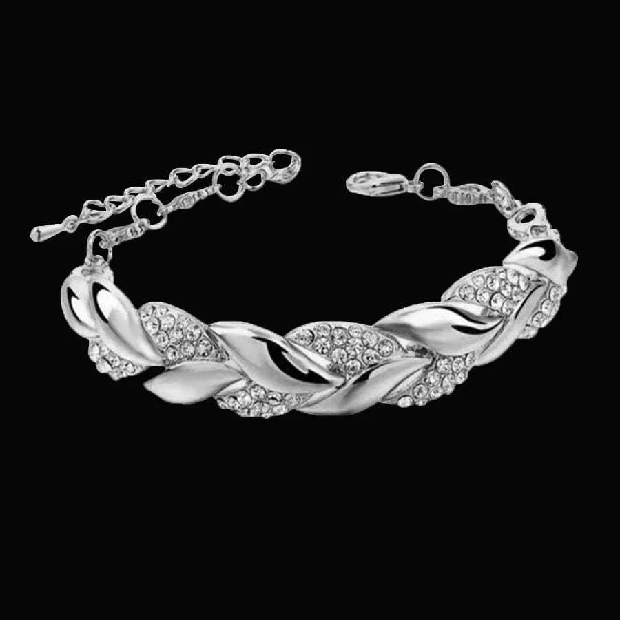 Hip Hop Leaf Bracelet