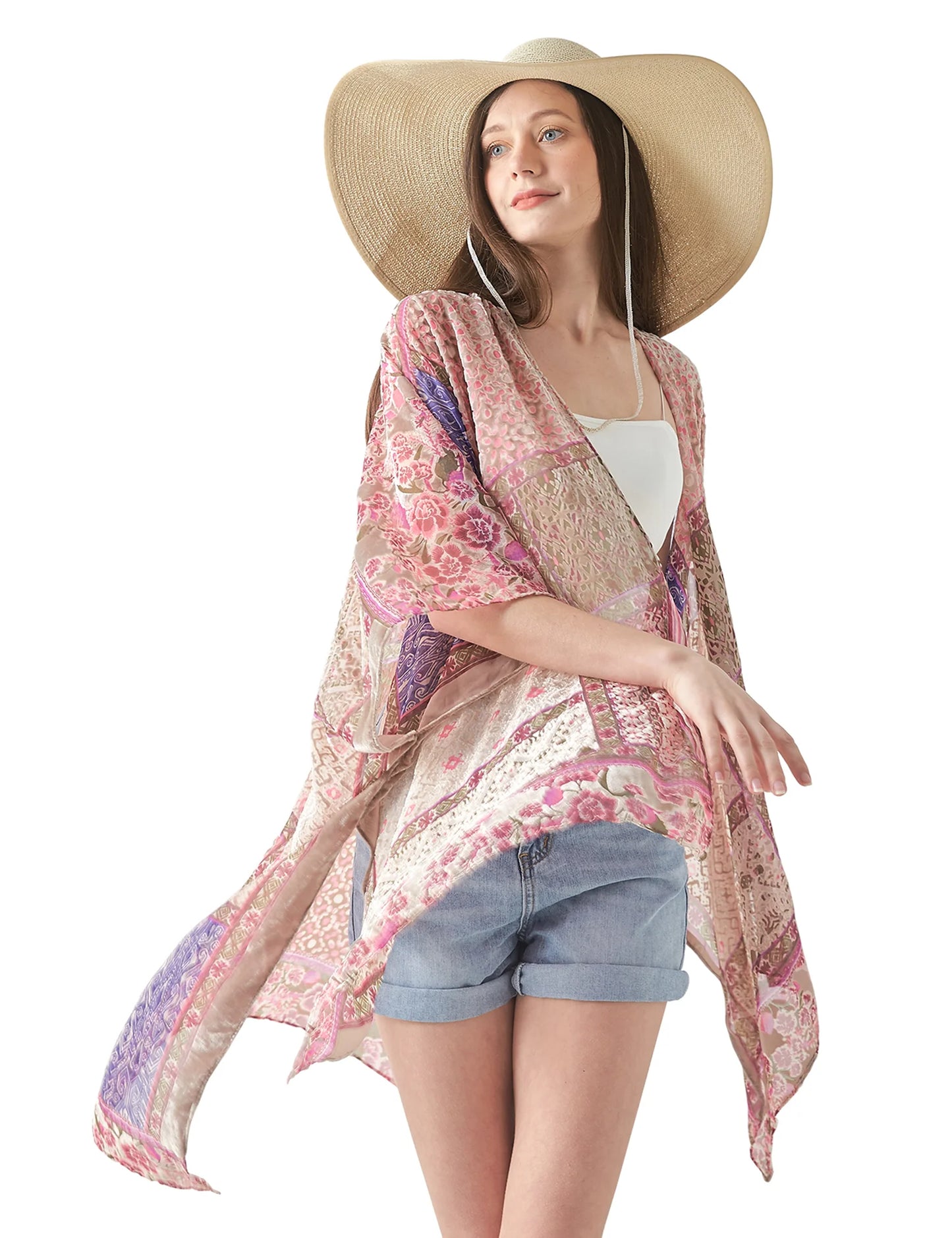 Fashion  long  beach cover-up