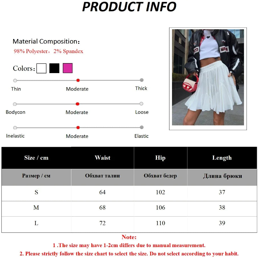 Wolfeel  White Mini Skirt