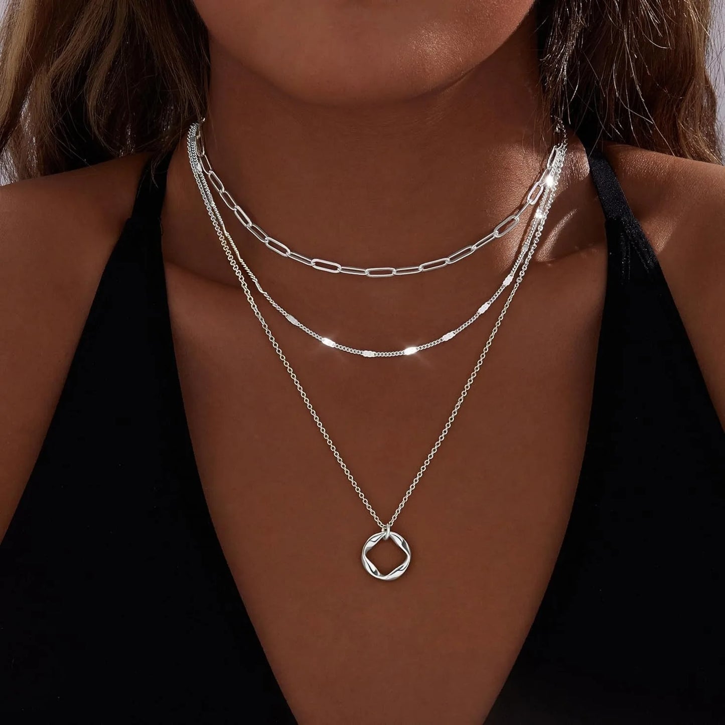 Layered Gold Necklaces