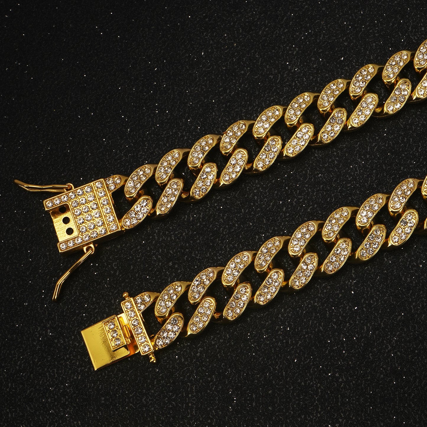 Dog  Diamond Cuban Collar
