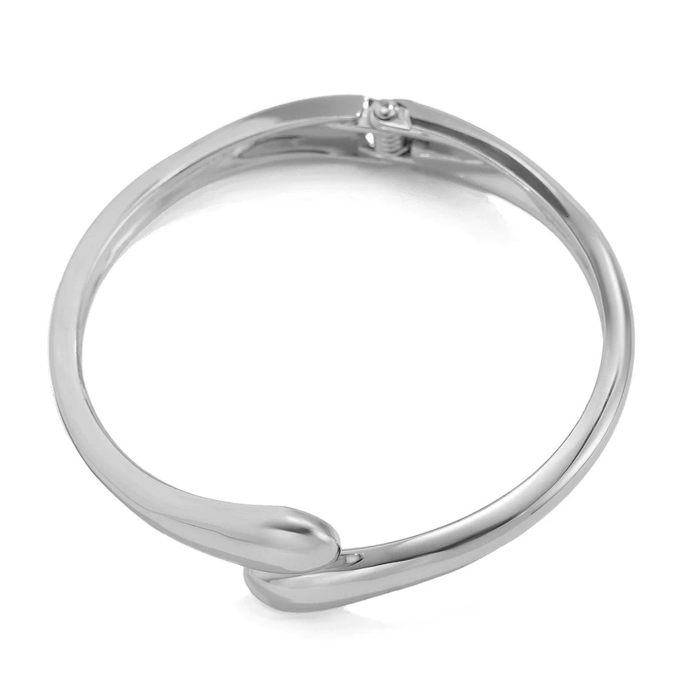 Wide Metal Bangle