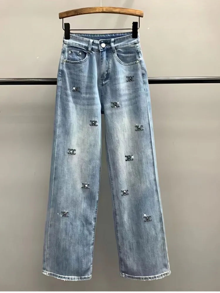 High Waist Loose   Jeans