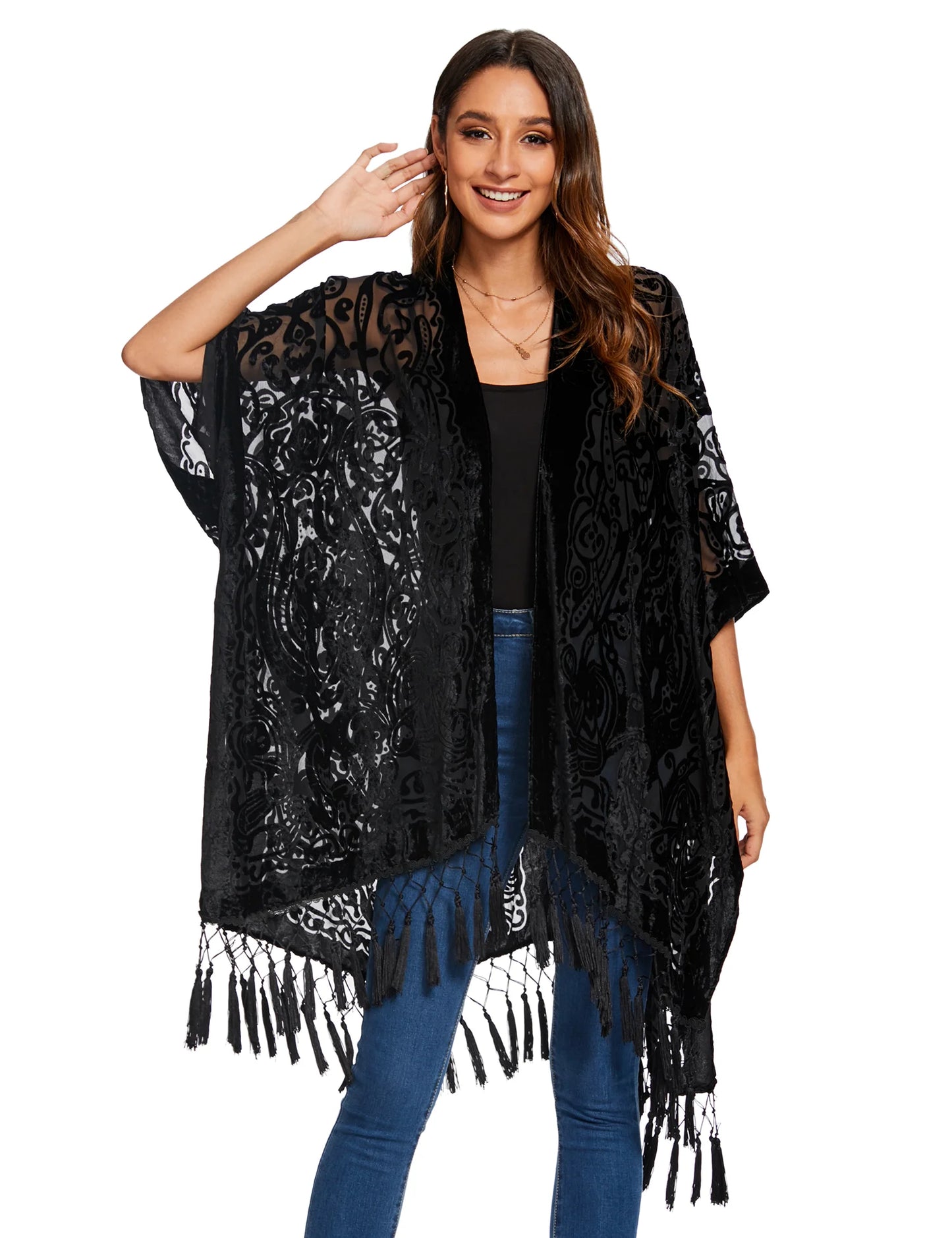 Fashion  long  beach cover-up