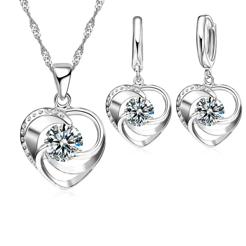 Silver Stamped Necklace