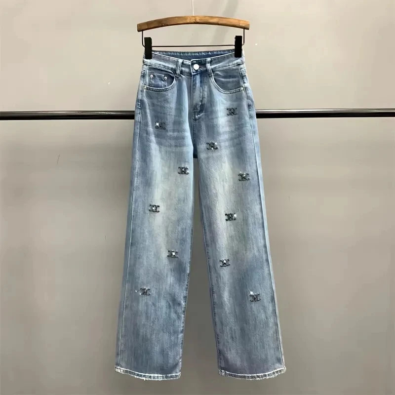 High Waist Loose   Jeans
