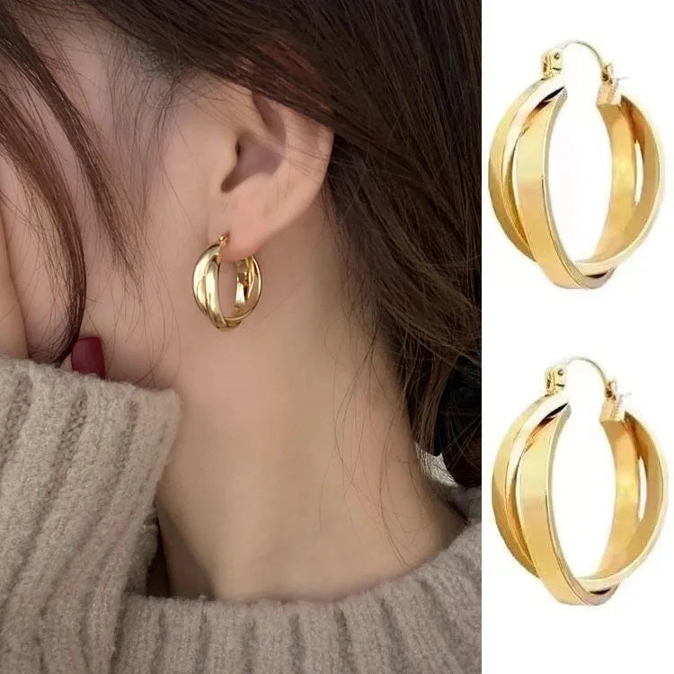 Simple Temperament Pearl Earrings