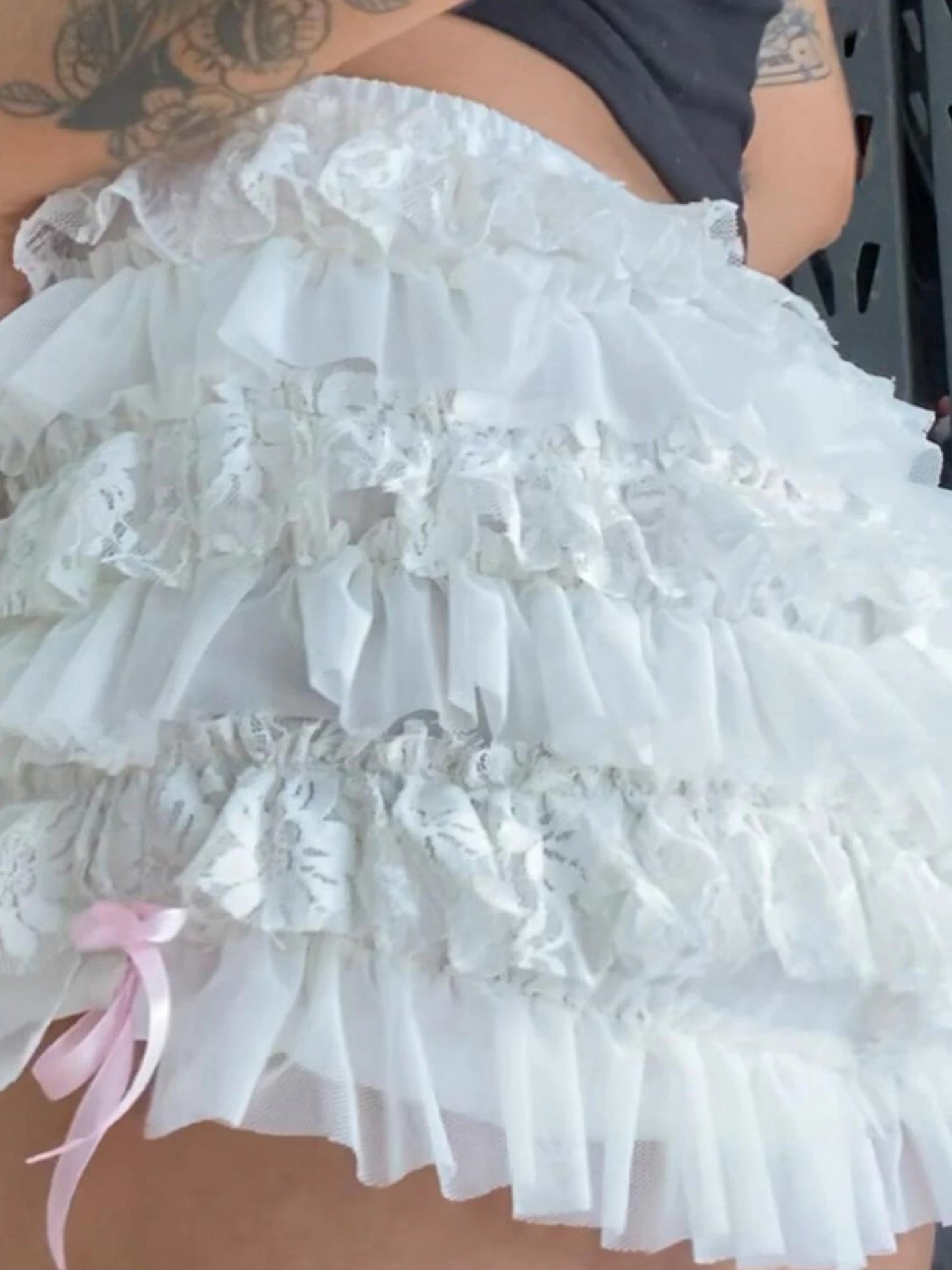 Women's Floral Lace Skorts