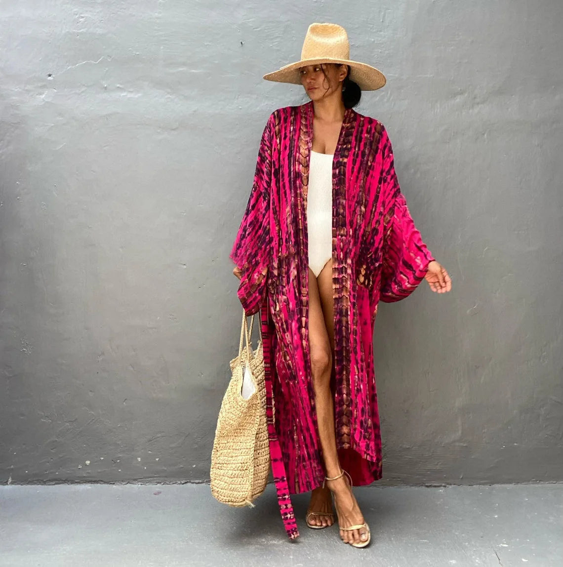 Long   Swimsuit Cover up