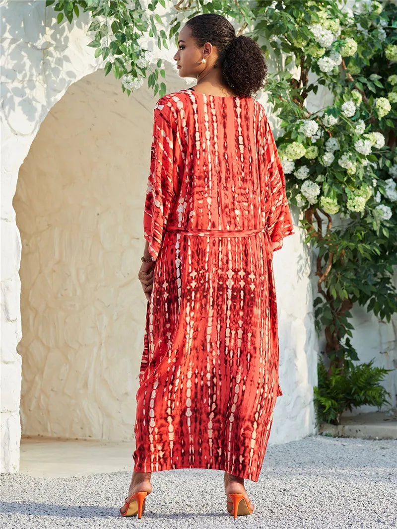 Long   Swimsuit Cover up