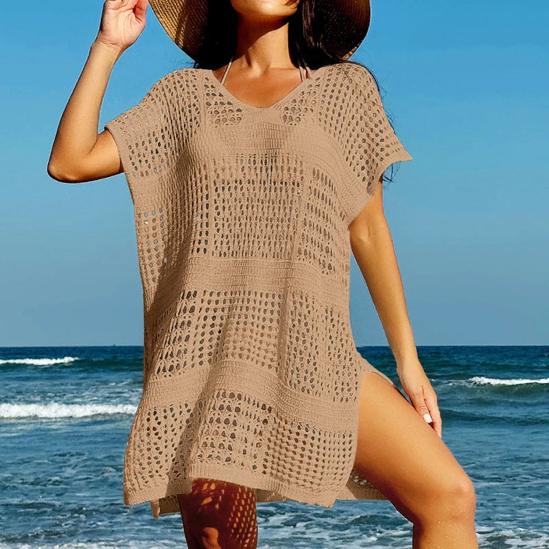 Sexy Hollow Out Beach   Cover-Ups