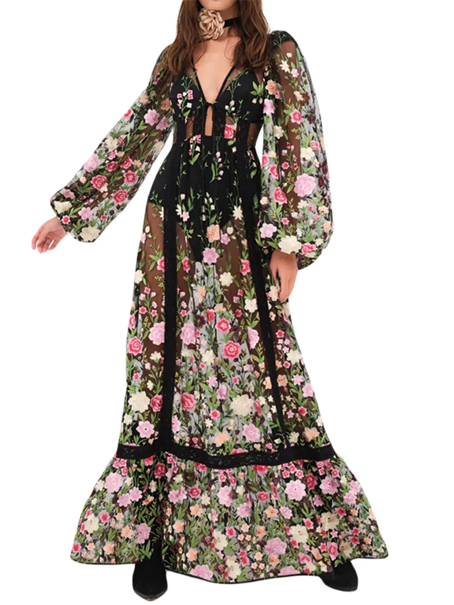 Women's  Long Beach Dress