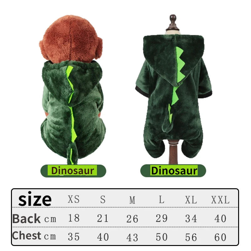 Soft Fleece Dogs Jumpsuits