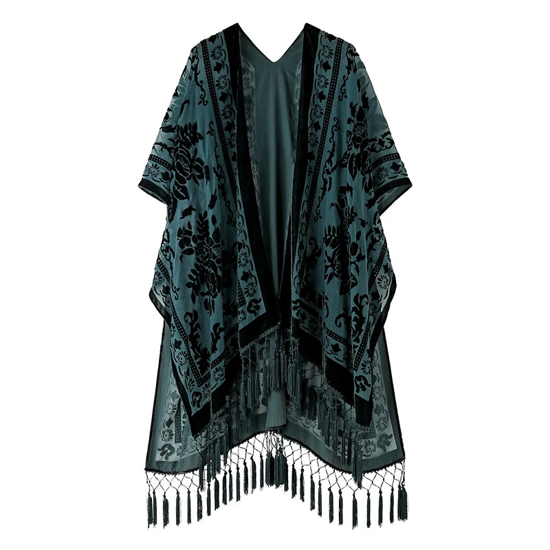 Fashion  long  beach cover-up