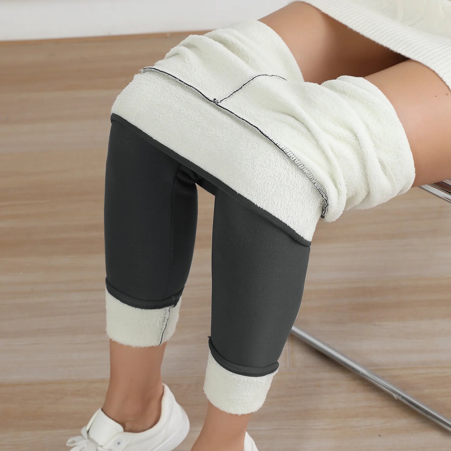 Elastic Slim Solid Color Leggings