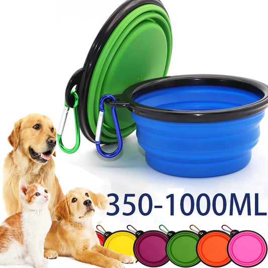 Portable   Dog Feeder Bowl