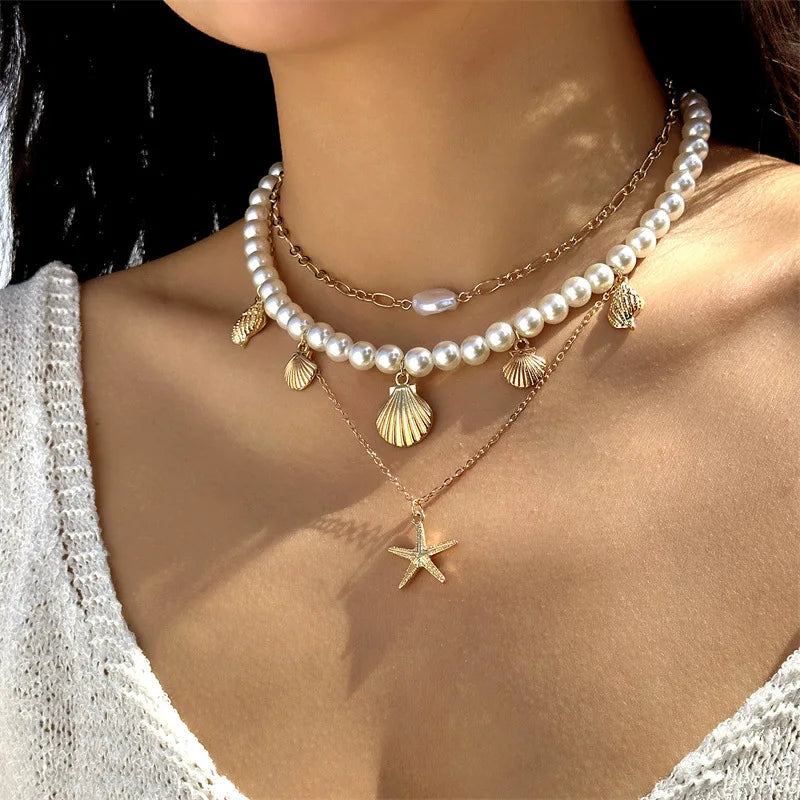 Starfish Pendant Necklace
