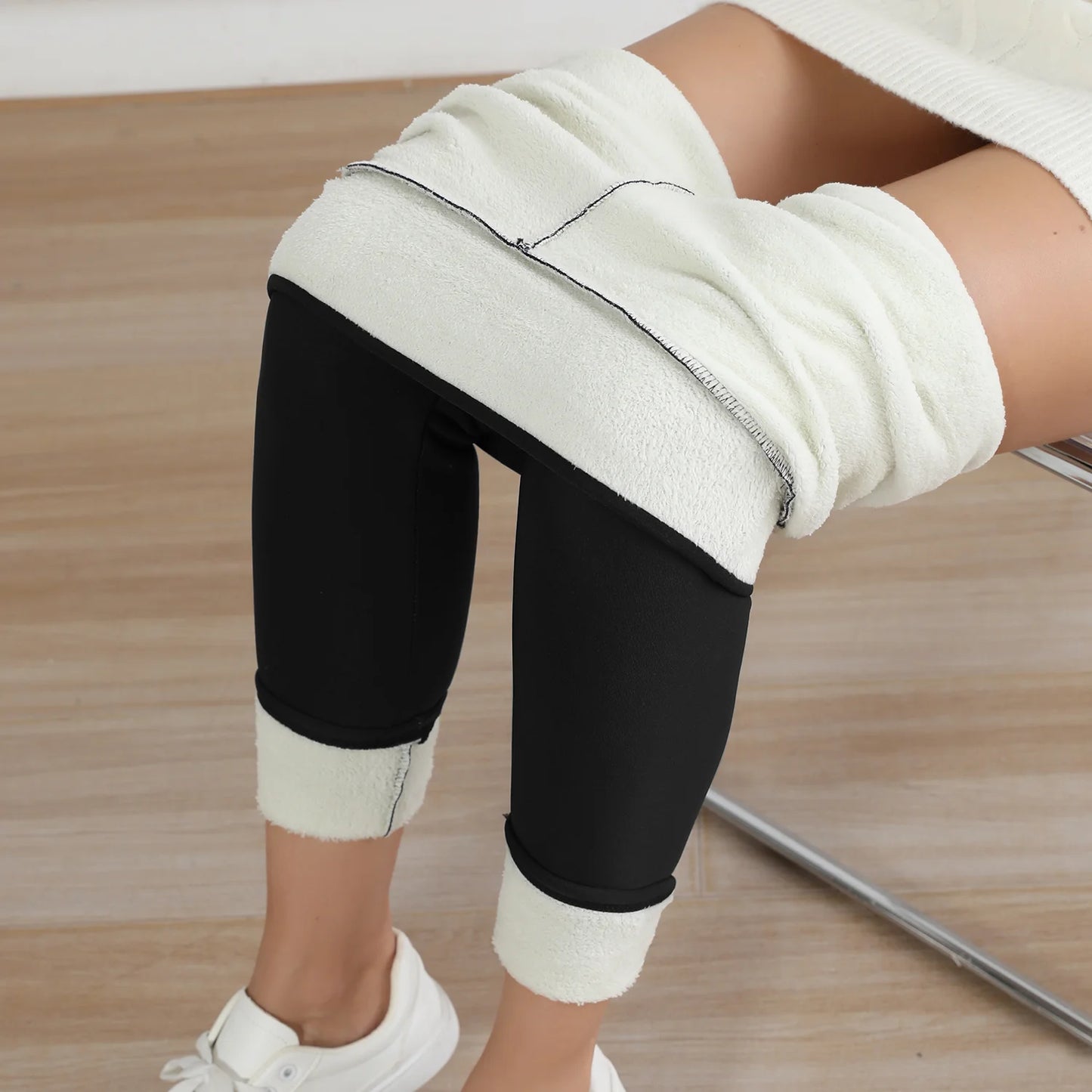 Elastic Slim Solid Color Leggings