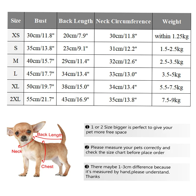 Thin Cute Dog Vest