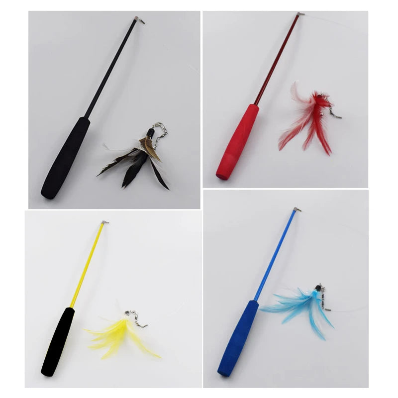 Cat  Interactive Stick Teaser Toys