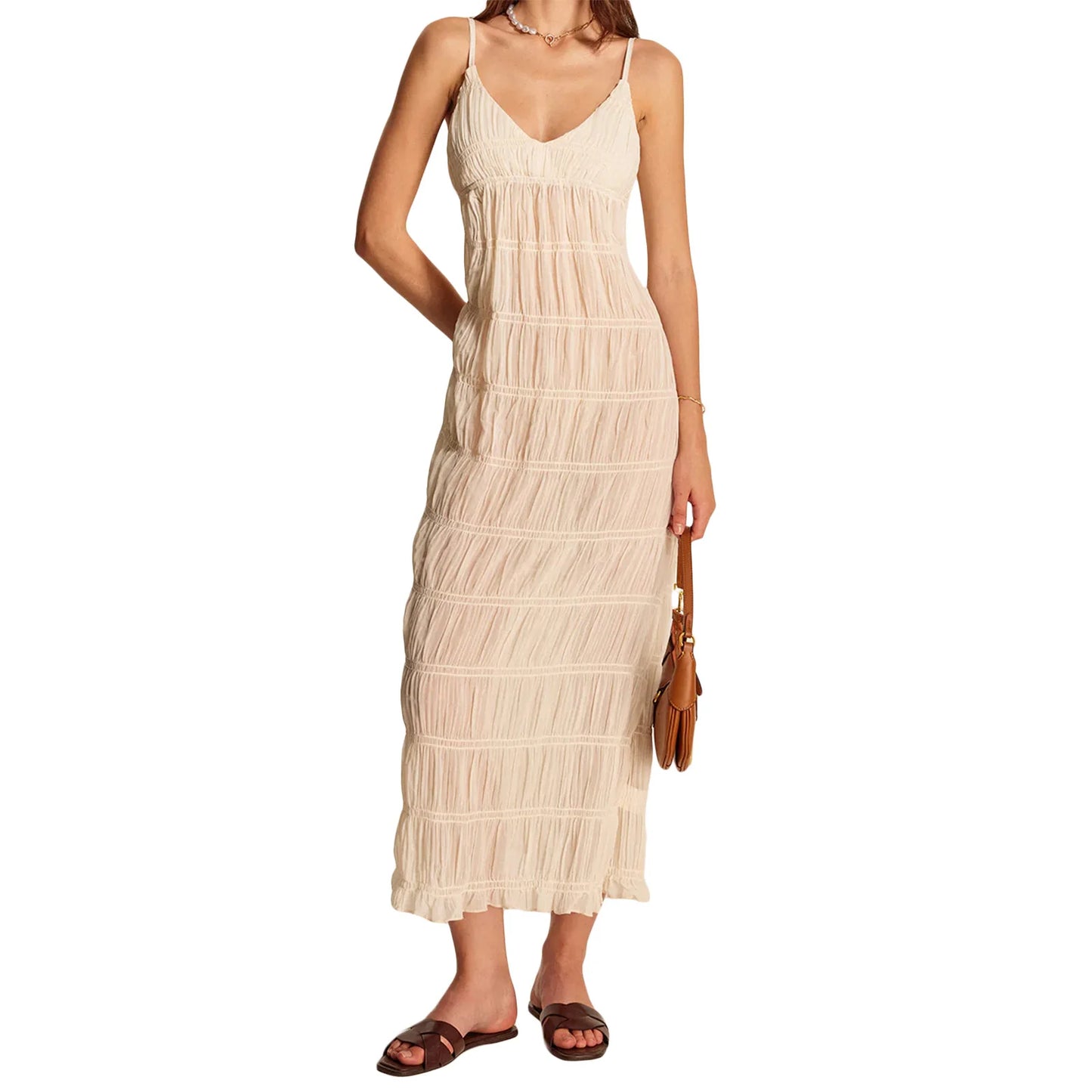 Elegant Floral Print Maxi Dress