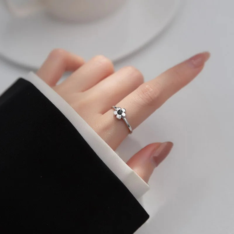 Luxury Zircon Flower   Rings