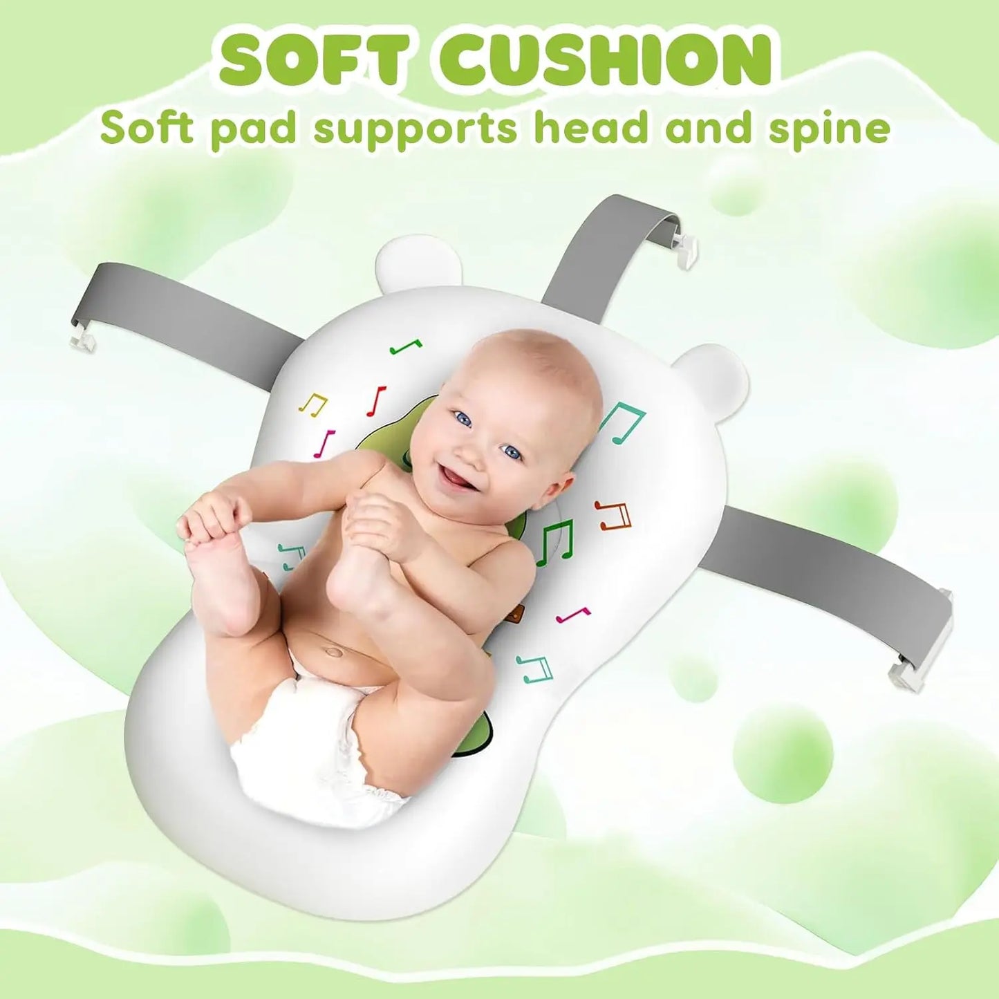 Baby Bath Tub with Bath Cushion