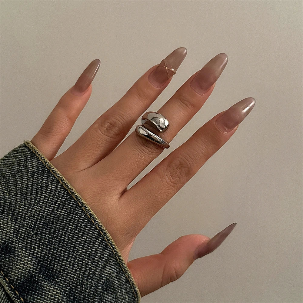 Wide Metal Bangle