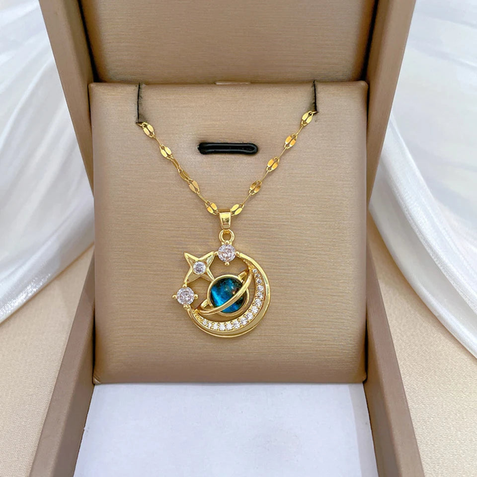 Luxury Titanium  Necklace